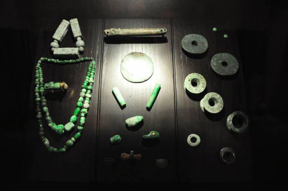 Joias zapotecas expostas no Museu de Cultura de Oaxaca, no México